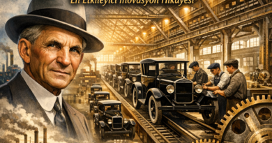 Illustration of Henry Ford ve Seri Üretim Devrimi: En Etkileyici İnovasyon Hikayesi