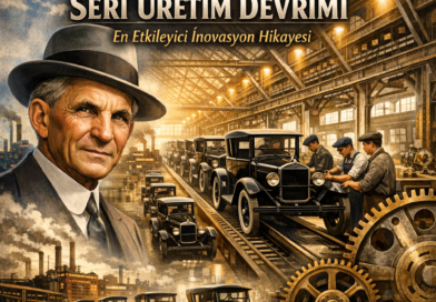 Illustration of Henry Ford ve Seri Üretim Devrimi: En Etkileyici İnovasyon Hikayesi