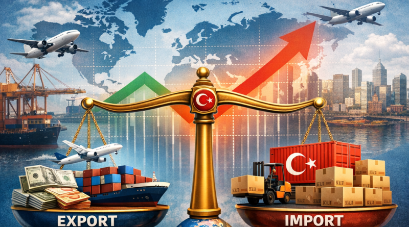 Illustration of İhracat ve İthalat Dengesi: Neden Kritik ve İlgili Öneme Sahip?