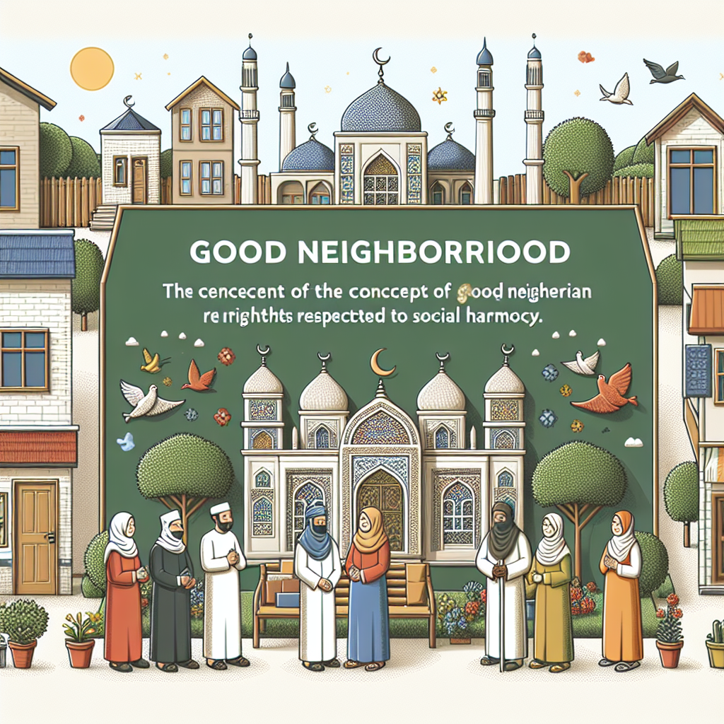 İslam’da Komşuluk Hakkı ve Toplumsal Barış