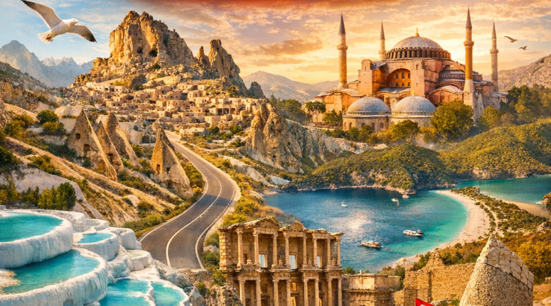 Illustration of Türkiye’de Görülmesi Gereken 10 Yer: En Muhteşem ve Unutulmaz Rotalar